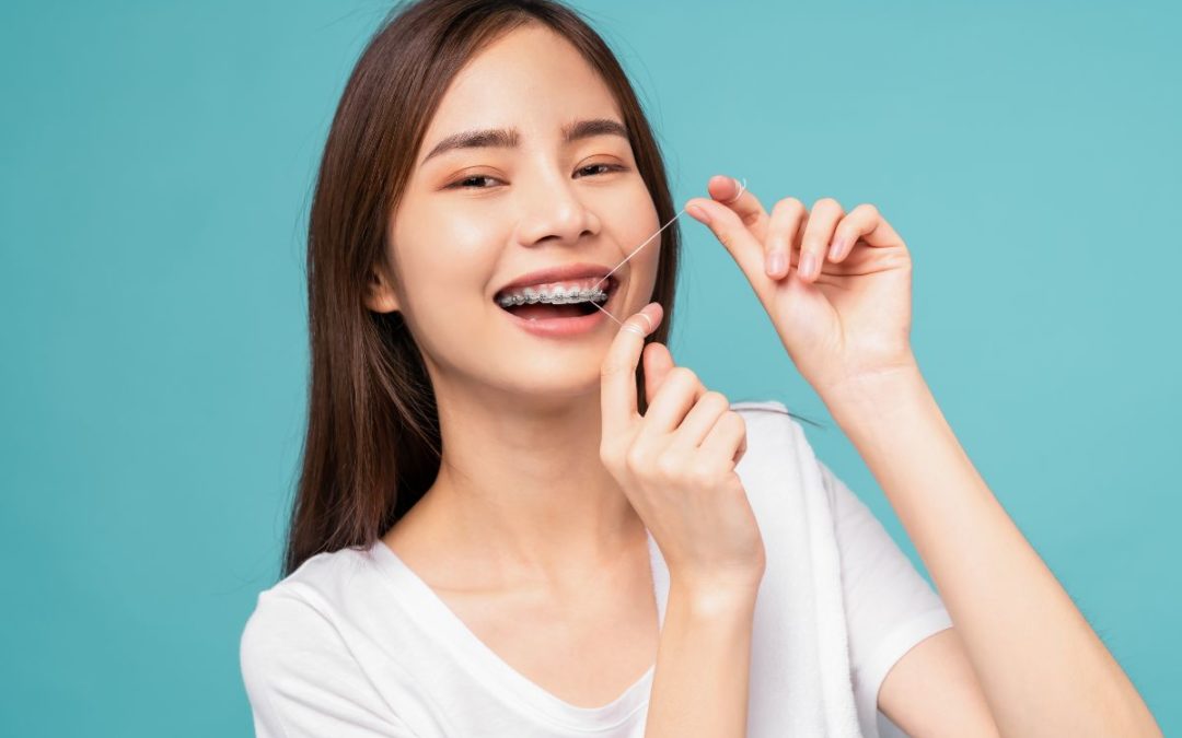 Flossing with Braces